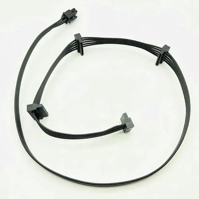 Alt view image 3 of 3 - JAENFONG FOR Computer Cables PCI-E 6 Pin Male 1 to 4 SATA Female Power Supply Splitter Supply Cable for RM650X RM750X RM850X RM1000X