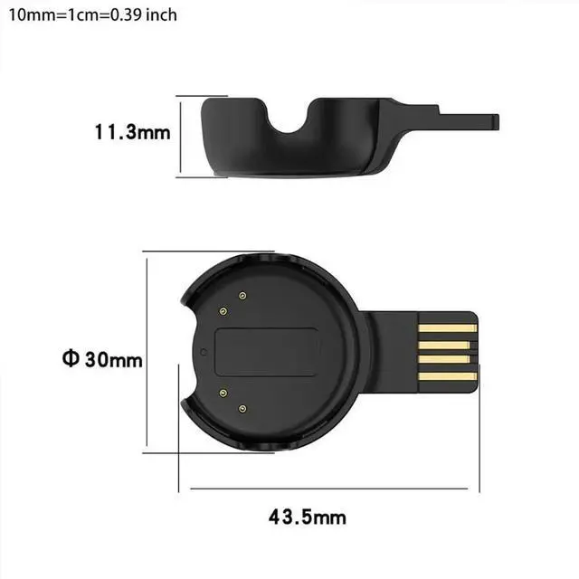 Alt view image 2 of 3 - JAENFONG USB Charger Dock Cradle USB Cable Line for Polar Verity Sense OH1 Watch power adapter
