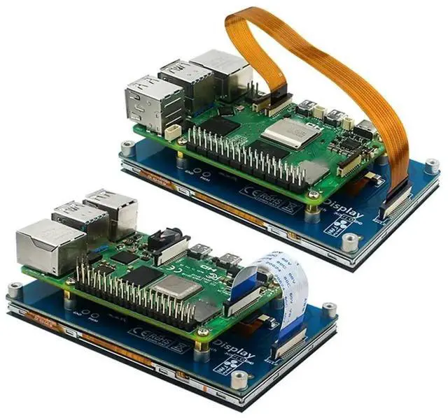 Alt view image 4 of 4 - JAENFONG 4.3Inch Capacitive Touch Screen For Raspberry Pi 5/4B/3B+ IPS Display 800X480 Drive-Free CSI Cable With Standard Monitor