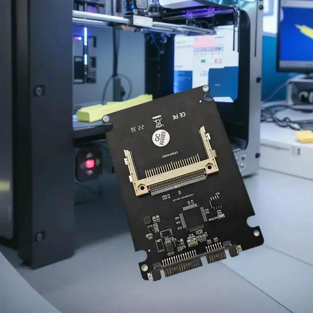 Alt view image 6 of 7 - JAENFONG CF 50Pin To 2.5 SATA 22Pin Hard Drive Converter Support CF I/II CF To 2.5/3.5inch SATA Adapter Card for Desktop Laptop