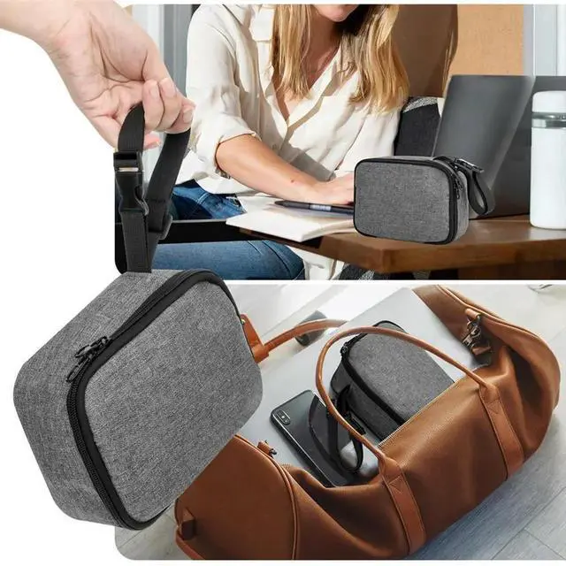 Alt view image 3 of 4 - JAENFONG Multifunctional Travel Bag Cable Organizer Bag Gadget Carry Bag for Cables Power USB Flash Drive Charger Accessories