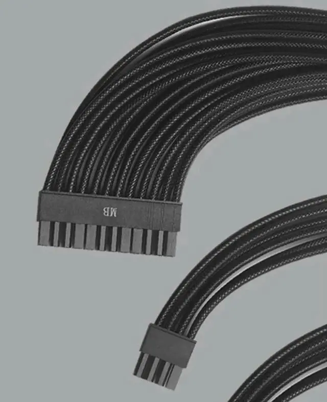 Alt view image 2 of 3 - JAENFONG Multipurpose PC Case Extension Cable Kit 24Pin Motherboard+CPU(4+4)8PIN +2xGPU(6+2)8PIN Wire Computer Connector