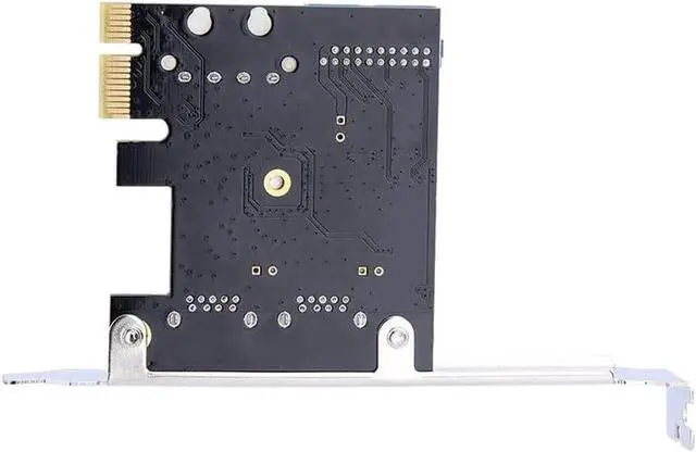 Alt view image 4 of 6 - 4 Port PCIE PCI-e to USB 3.0 (2 x Type A+ 20 Pin Internal) Expansion Card Hub Controller PCI Express Card Adapter w/ Molex Power