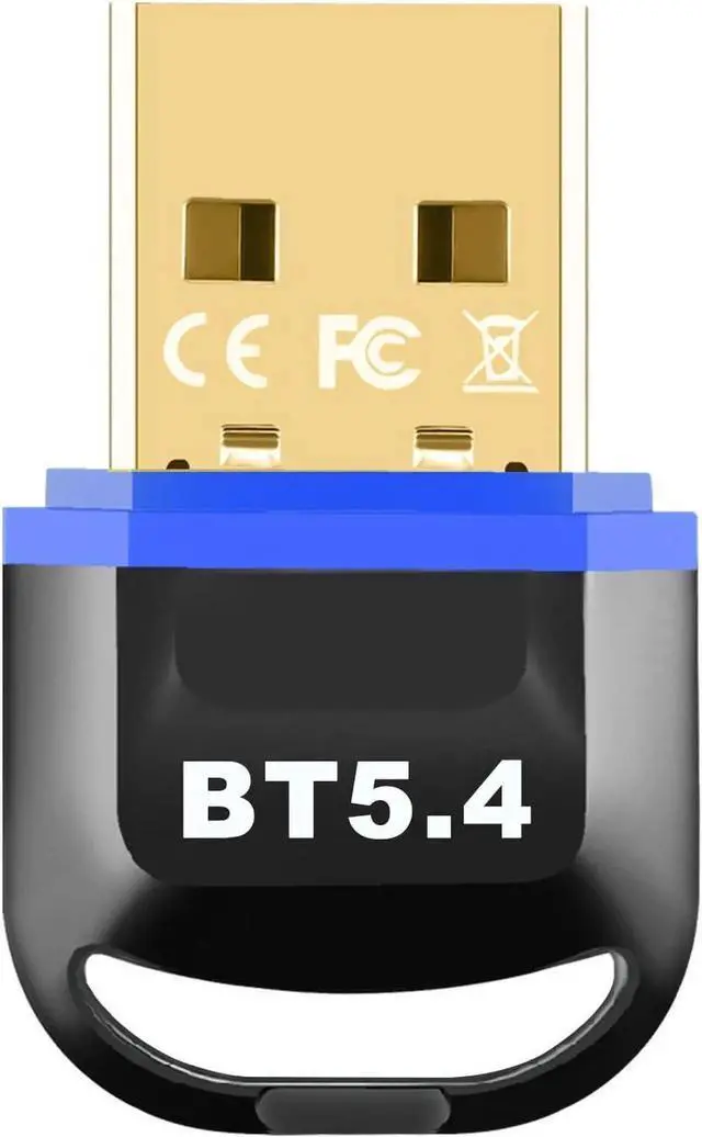 Main image of USB Bluetooth 5.4 Adapter Plug & Play Bluetooth Dongle Receiver Long Range Support Windows 11/10/8.1 for Desktop Laptop PS/Xbox Keyboard Mouse Headset