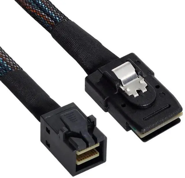 Alt view image 3 of 7 - JAENFONG Mini SAS SFF-8087 to SFF-8643 Data Server Hard Disk Raid Cable 50cm