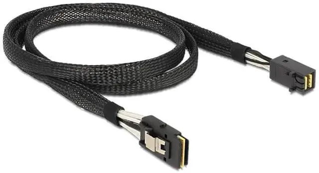 Alt view image 4 of 7 - JAENFONG Mini SAS SFF-8087 to SFF-8643 Data Server Hard Disk Raid Cable 50cm