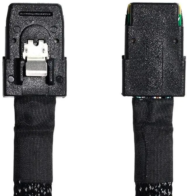 Alt view image 2 of 7 - JAENFONG SFF-8087 Mini SAS 36Pin Male to Mini SAS 36Pin SFF-8087 Male Server Hard Disk Raid Data Internal Cable 70cm
