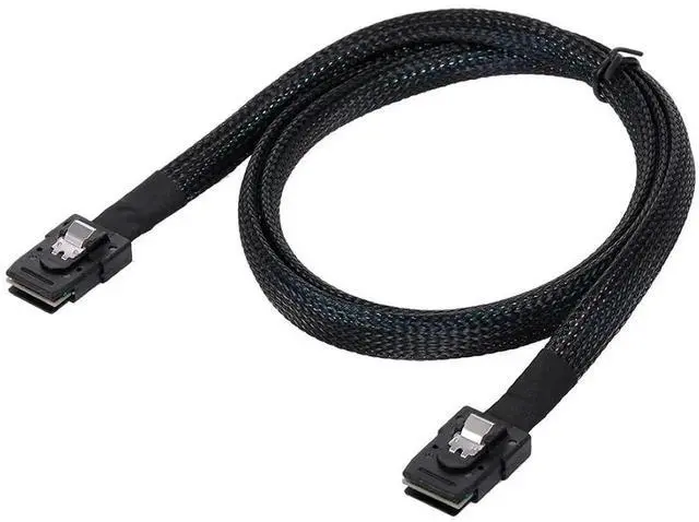 Alt view image 7 of 7 - JAENFONG SFF-8087 Mini SAS 36Pin Male to Mini SAS 36Pin SFF-8087 Male Server Hard Disk Raid Data Internal Cable 70cm