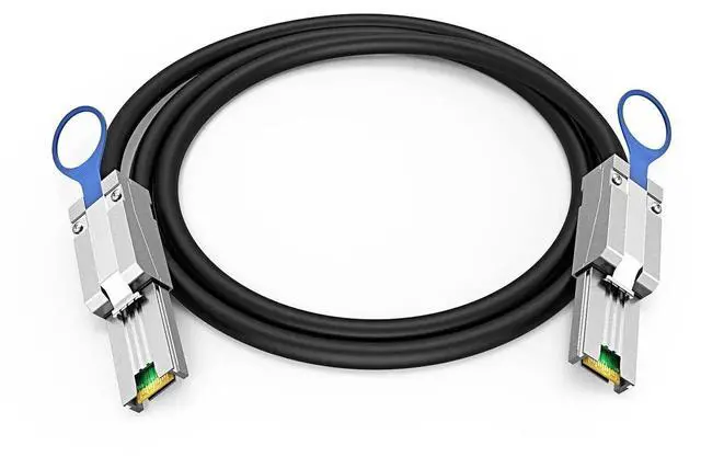 Alt view image 4 of 6 - JAENFONG External Mini SAS 26pin (SFF-8088) Male to Mini SAS 26 (SFF-8088) Male Cable, 1.0M