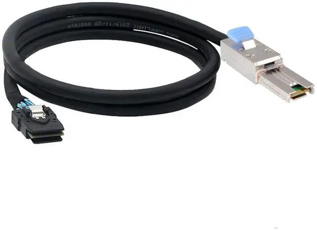 Alt view image 2 of 5 - JAENFONG External Mini SAS 28AWG Male 26Pin SFF-8088 to Internal Mini SAS Male 36Pin SFF-8087 Data Cable 1M 3.3feet