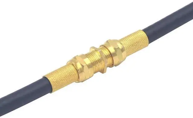 Alt view image 6 of 6 - Coaxial Cable Connector, RG6 Coax Cable Extender F-Type Gold Plated Adapter Female to Female for TV Cables, 2 Pack