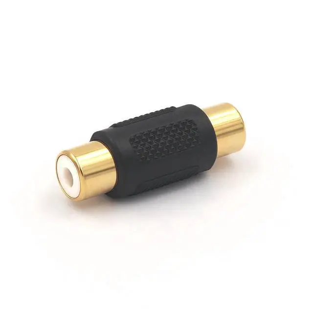Alt view image 3 of 6 - 6-Pack Gold Plated RCA Female to RCA Female Coupler,Compatible with Phono,Speaker,RCA Cable,Amplifier