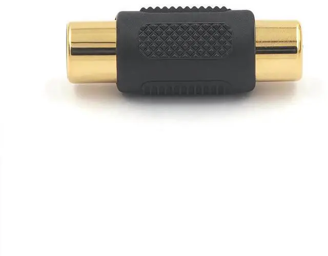 Alt view image 2 of 6 - 6-Pack Gold Plated RCA Female to RCA Female Coupler,Compatible with Phono,Speaker,RCA Cable,Amplifier