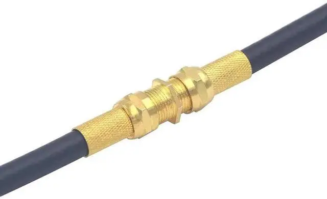 Alt view image 5 of 6 - Coaxial Cable Connector 6 Pack, Gold-Plated Coax Female to Female Connector for RG6/RG59 Coaxial Cable Extend