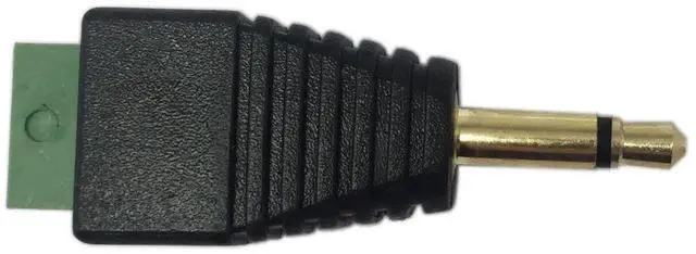 Alt view image 6 of 7 - 3.5mm TS Mono Male to 2 Pin Screw Terminal Female AUX Headphone Replacement Solderless Balum Converter Adapter (2-Pack)