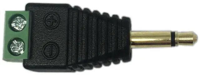 Alt view image 5 of 7 - 3.5mm TS Mono Male to 2 Pin Screw Terminal Female AUX Headphone Replacement Solderless Balum Converter Adapter (2-Pack)