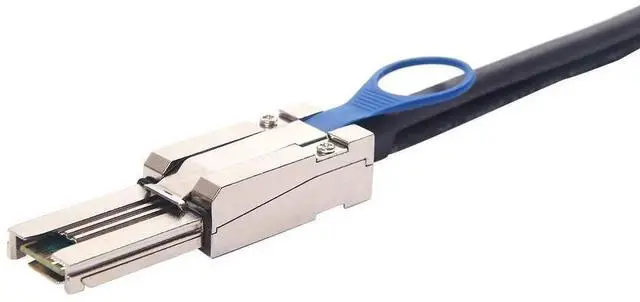 Alt view image 3 of 4 - JAENFONG SFF-8088 to SFF-8088 External Mini SAS HD Cable, 3G/6Gbps SAS2.0 26Pin Hybrid Cable Attached SCSI for Raid, DAS, and Servers, 100-Ohm, 3-m(10ft)