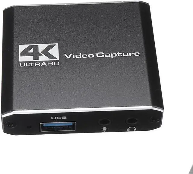 Main image of Capture Card, Audio Video Capture Card with Microphone 4K HDMI Loop-Out, 1080p 60fps Video Recorder for Gaming/Live Streaming/Video Conference, Works for Nintendo Switch/PS4/OBS/Camera/ PC