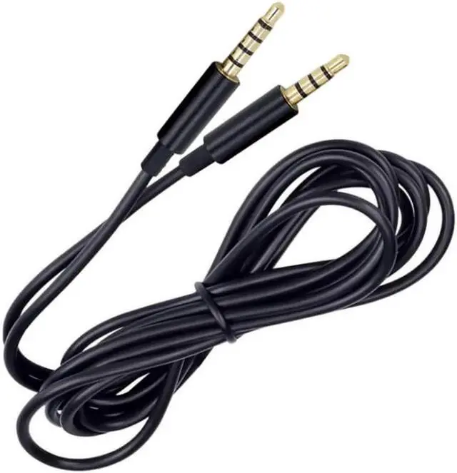 Alt view image 2 of 5 - JAENFONG Standard Version Gaming Headphone Audio Cable for Logitech Astro A10 A40 A30 (Black)