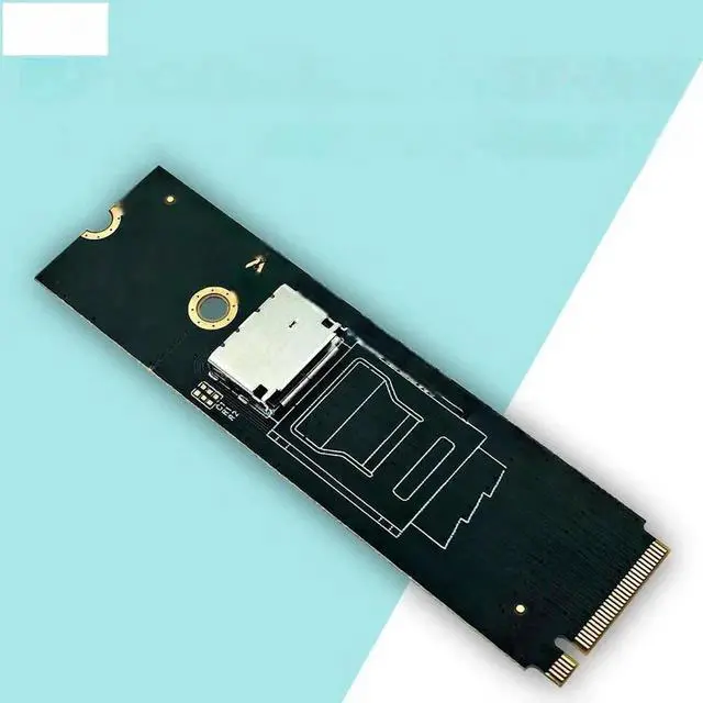 Alt view image 2 of 3 - JAENFONG FOR M.2 NVME PCIE X4 to OCulink SFF-8612 Riser Card for U.2 U.3 SSD M2 M Key to SFF-8612 Adapter Support PCIe 3.0 4.0 for Desktop PC