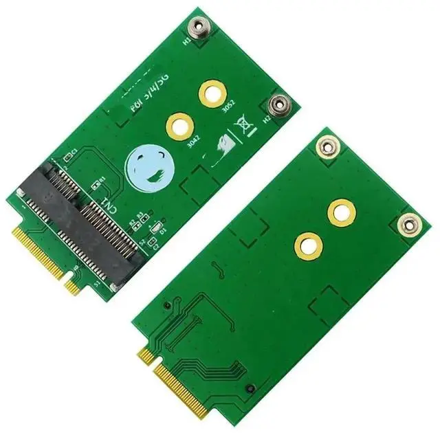 Alt view image 2 of 3 - JAENFONG FOR Riser Board Converter M.2 Key B to Mini PCI-E Adapter Support 3042/3052 Full Size Mini PCIE Card for Desktop for 3G/4G/5G Module