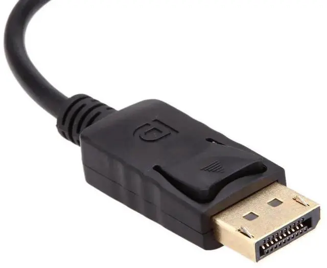 Alt view image 6 of 7 - JAENFONG DP to VGA Adapter Gold-Plated DisplayPort Male to VGA Female Display Monitor Converter Cable Adapter