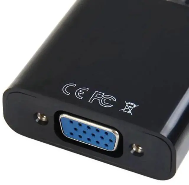 Alt view image 3 of 7 - JAENFONG DP to VGA Adapter Gold-Plated DisplayPort Male to VGA Female Display Monitor Converter Cable Adapter