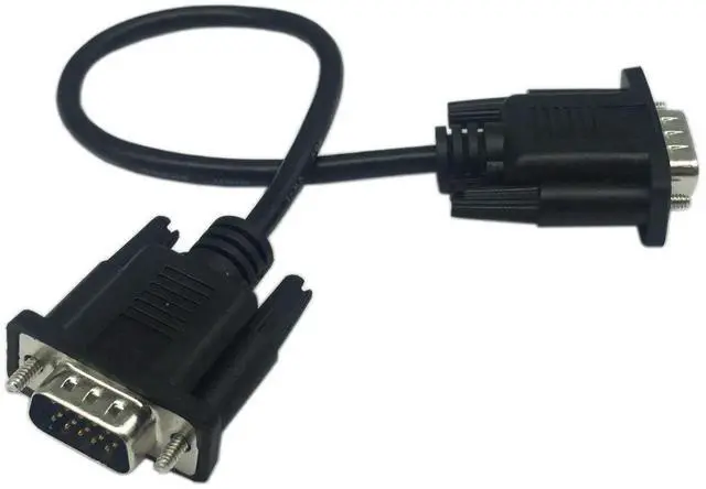 Alt view image 3 of 7 - JAENFONG 1ft VGA SVGA 15 Pin HD15 Male to Male Adapter Video Monitor Cable for PC Laptop TV Porjector(mm)