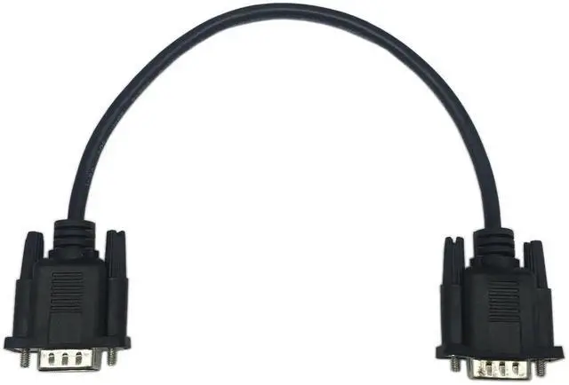 Alt view image 5 of 7 - JAENFONG 1ft VGA SVGA 15 Pin HD15 Male to Male Adapter Video Monitor Cable for PC Laptop TV Porjector(mm)