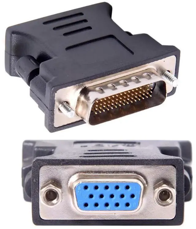 Alt view image 2 of 6 - JAENFONG LFH DMS-59pin Male to 15Pin VGA RGB Female Extension Adapter for PC Graphics Card