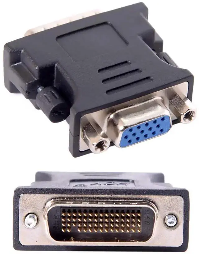 Alt view image 6 of 6 - JAENFONG LFH DMS-59pin Male to 15Pin VGA RGB Female Extension Adapter for PC Graphics Card