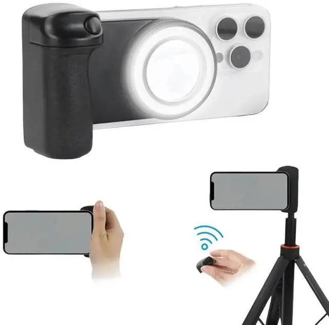 Main image of JAENFONG For Magsafe Magnetic Bluetooth-Compatible Shutter Camera Photo Stabilizer 1/4inch Screw Phone Holder for Android 16 15 14