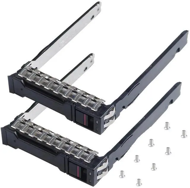 Main image of JAENFONG 2PCS 2.5 Drive Tray Caddy P22892 P22892-002 for HP G10 Gen10 Plus V2 G11 Server DL20 DL360 DL365 DL380 DL385 DL325
