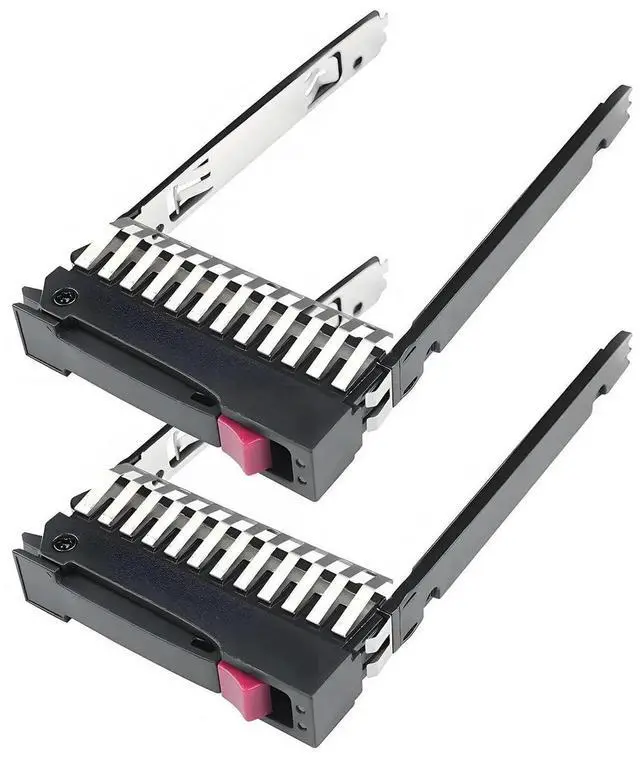 Main image of JAENFONG 2-Pack Hard Drive Tray Caddy 2.5 Hard Drive Bracket 500223-001 500223-002 SSD Caddy Compatible for HP G5 G6 G7 DL380 DL360 DL580 BL460c ML350 ML370 ML570