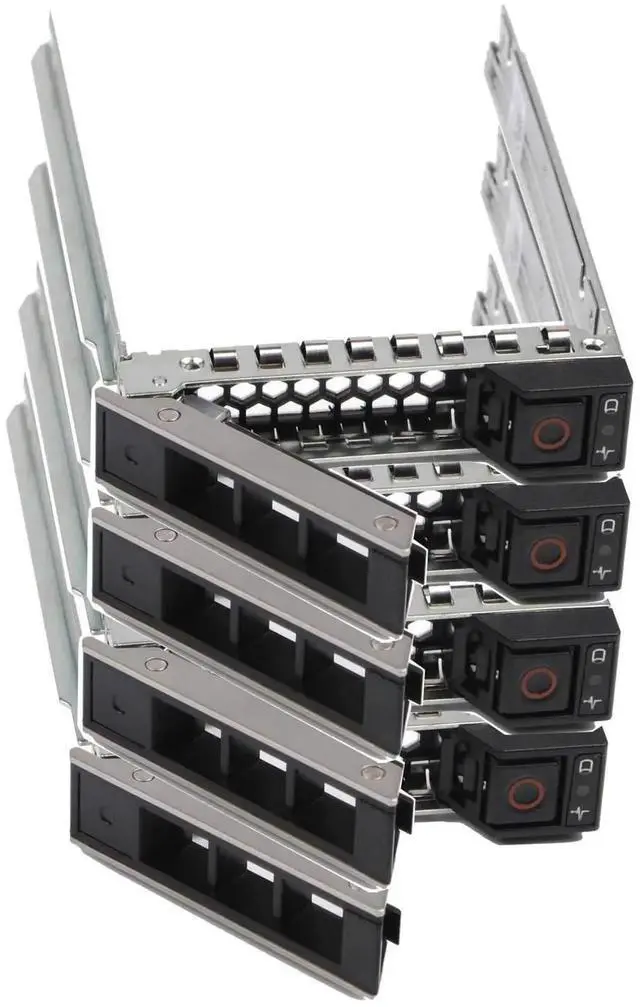 Alt view image 5 of 6 - JAENFONG Pack-4 2.5 inch Hard Drive Tray Caddy 0DXD9H DXD9H Compatible for D.ell PowerEdge Servers - 14th Generation R440 R640 R740 R740xd R840 R940 R6415 R7415 R7425