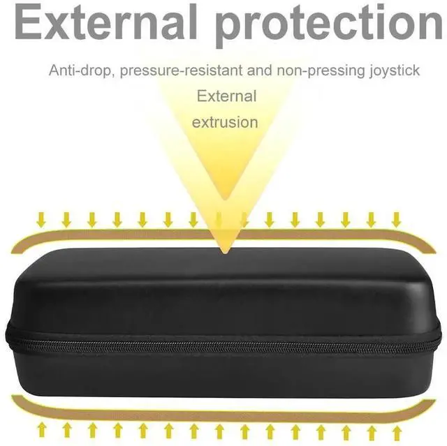 Alt view image 3 of 7 - JAENFONG EVA Hard Carrying Case Bag for Legion Go S Handheld Game Console Waterproof Travel Case Anti-Drop Protective Case