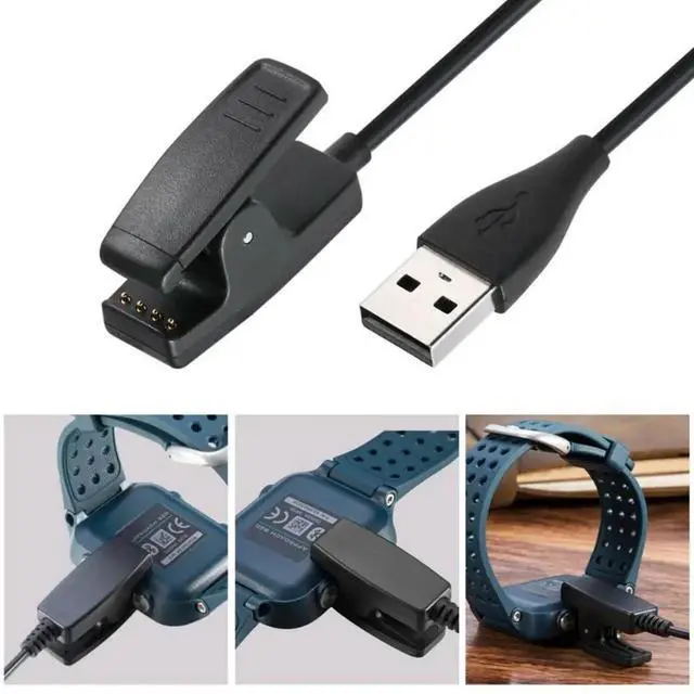 Alt view image 2 of 3 - JAENFONG Portable USB Charging Cable Data Clip Cradles Charger 5V For Garmin Forerunner 235 630 230 735XT 35/30 Approach S20 Watch