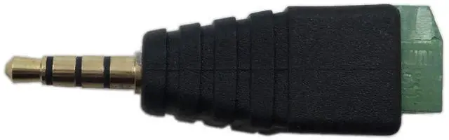 Alt view image 3 of 7 - JAENFONG 3.5mm 4 Pole Stereo TRRS Audio Video Male to 4 Screw Terminal Female Headphone Replacement Solderless Balum Converter Adapter (2-Pack)