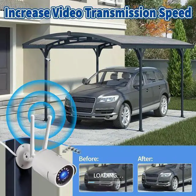 Alt view image 4 of 7 - External WiFi Antenna RP-SMA 2.4GHz 5GHz 5.8GHz 3dBi Dual Band Wireless Antennas Replacement (2-Pack) for WiFi Router Security IP Camera Access Point USB WiFi Adapter