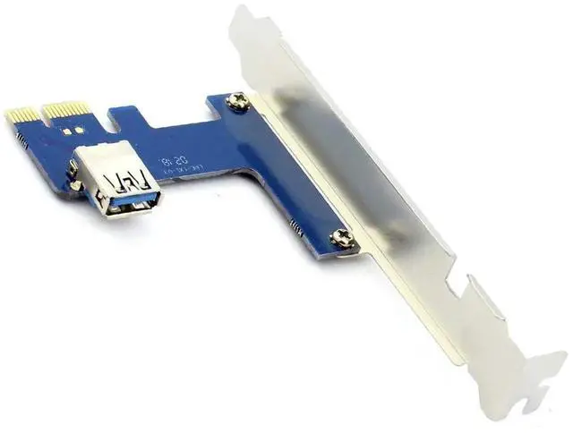 Alt view image 7 of 7 - JAENFONG PCIe 1 to 3 PCI Express 1X Slots Riser Card Mini ITX to External 3 PCI-e Slot Adapter PCIe Port Multiplier Card