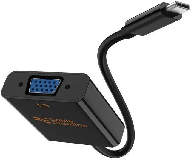Main image of USB C to VGA Adapter for Old Mac Monitor, Type C to V G A 1080P@60Hz,USBC to VG A Convert Thunderbolt 3/4 to V GA for iPhone 15/16 Series, MacBook Pro/Air,iPad Pro, iMac, Surface Book