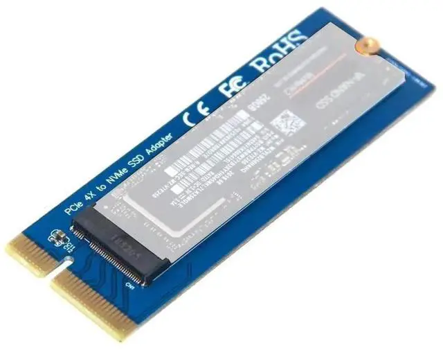 Alt view image 2 of 6 - JAENFONG PCI Express to NVME M.2 Expansion Card Converter PCIe 3.0 4X NVME SSD Adapter for Desktop PC Support 2230 2242 2260 2280