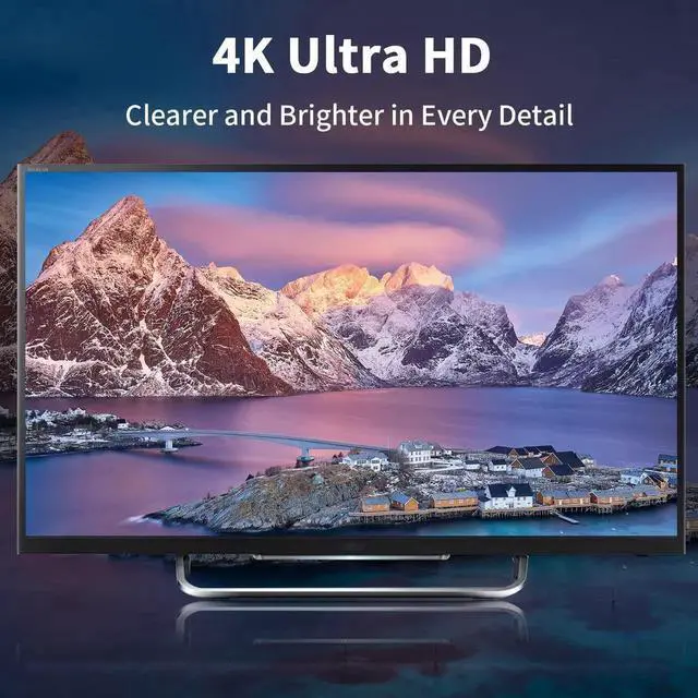 Alt view image 5 of 7 - JAENFONG Mini DisplayPort to HDMI Adapter 4K Mini DP to HDMI Adapter Male to Female Mini Display Port to HDMI Converter Gold Plated Adapter for MacBook Microsoft Surface Pro 2pack