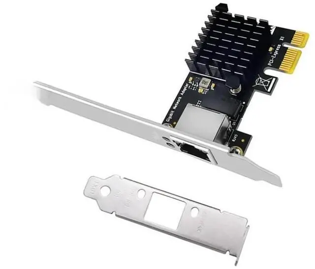 Alt view image 2 of 3 - JAENFONG FOR PCI Express X1 to RJ45 Network Adapter 10/100/1000Mbps RTL8111H Chip LAN Cards PCIE Gigabit Ethernet Network Card for Desktop PC