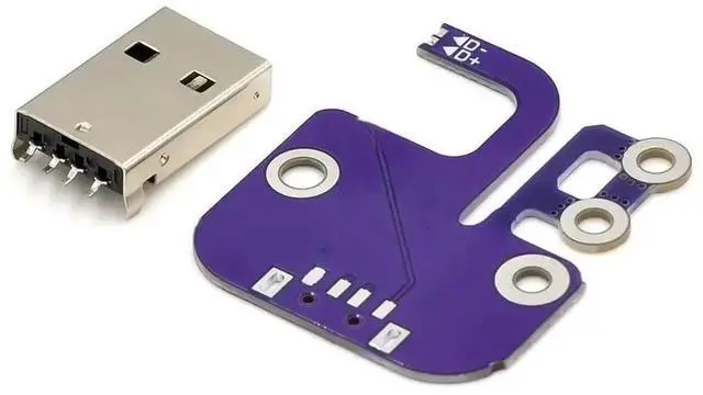 Alt view image 3 of 3 - JAENFONG USB Adapter Board Pi Zero W Micro USB to type A USB adapter board Expansion Board USB Power Supply