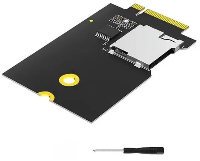 Alt view image 3 of 3 - JAENFONG FOR Adapter NGFF M.2 Key-B WWAN 4G Slot M.2 B Key USB Bus to Micro SD SDHC SDXC TF Card T-Flash Reader Converter for Laptop Computer