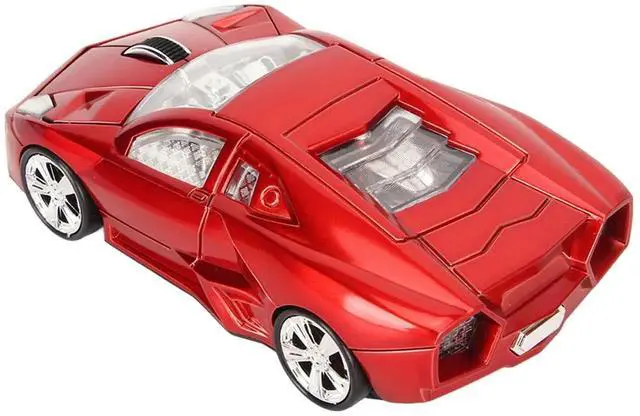 Alt view image 5 of 7 - Sport Car Shaped Computer Mouse, 1600DPI Ergonomic Gaming Optical with USB Receiver, LED Light, Car for PC Laptop Notebook, for for