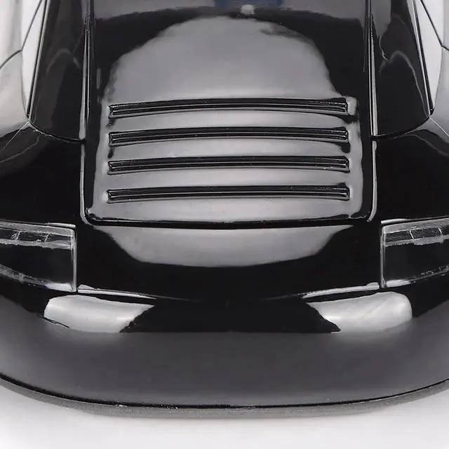 Alt view image 4 of 7 - 2.4G Wireless Mouse, Cute Car Mouse with USB Reciver, 1600DPI Optical Mice for PC Computer Laptop Tablet, with LED Light (Black)