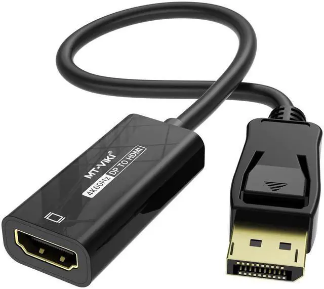 Main image of MT-VIKI 4K@60Hz DP to HDMI Adapter, Displayport 1.2 to HDMI 2.0 Adapter 2K@120Hz, DP Source to HDMI Monitor-Male to Female, Unidirectional