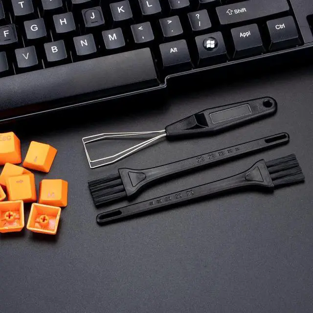Alt view image 2 of 6 - Keycap Puller Stainless Steel Keycap Removal Tool with 2 Pcs Keyboard Cleaning Brush for Mechanical Keyboard
Limited time offer, ends 09/28 By YuXuan Technology